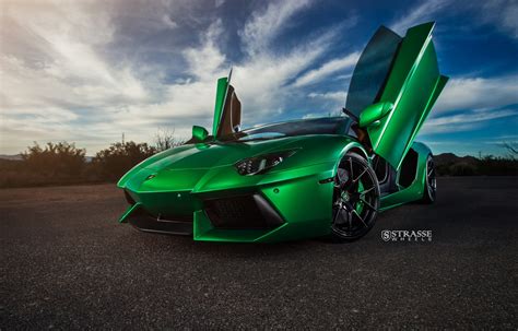 Green with Mean Bespoke Lamborghini Aventador — CARiD.com Gallery