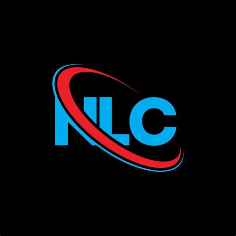 logotipo de nlc. carta nlc. diseño del logotipo de la letra nlc ...