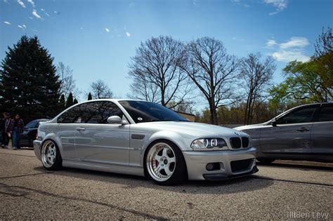 Silver E46 BMW M3 on Work Wheels - BenLevy.com