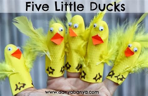 Five Little Ducks Hand and Finger Puppets – Danya Banya