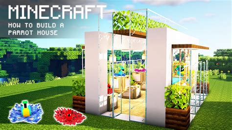 Minecraft: How To Build a Parrot House - YouTube