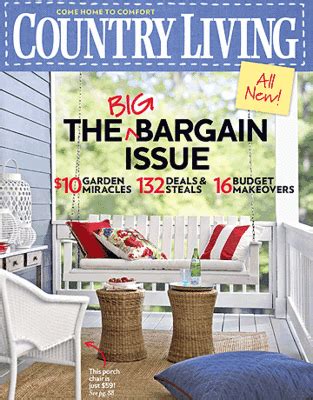 Tanga: Country Living Magazine Subscriptions $5.99 :: Southern Savers