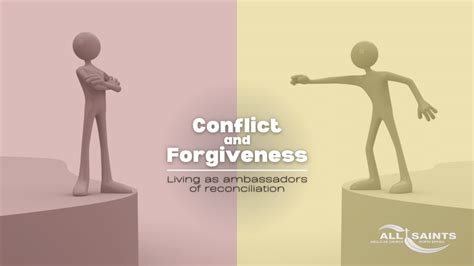 Conflict and Forgiveness - All Saints North Epping