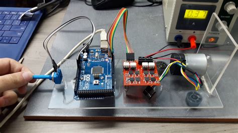 H Bridge DC Motor Controller with Arduino Mega - YouTube