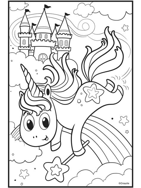 Pretty Unicorns Coloring Pages - Coloring Home