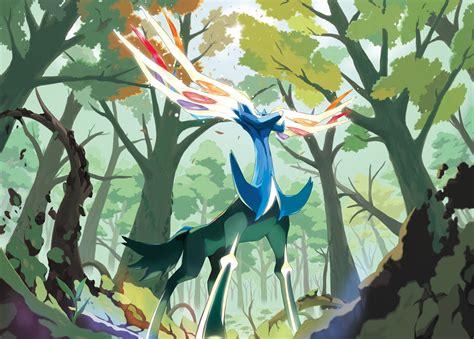 File:Xerneas artwork.png - Bulbapedia, the community-driven Pokémon ...