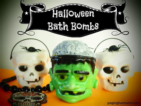 Halloween Bath Bombs - Paging Fun Mums