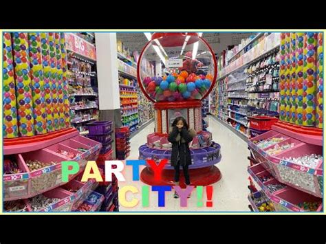 Shopping at PARTY CITY for My Birthday THEME!! | Vlog with Emma - YouTube