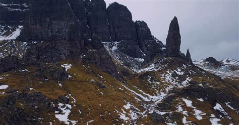 Winter Natural Landscapes of the Isle of Skye in Scotland 20382885 Stock Video at Vecteezy