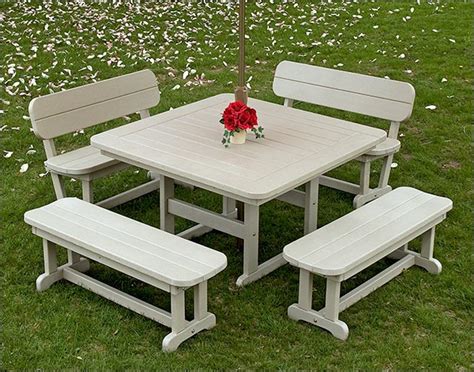 Polywood Commercial Square Picnic Table | Linkshots