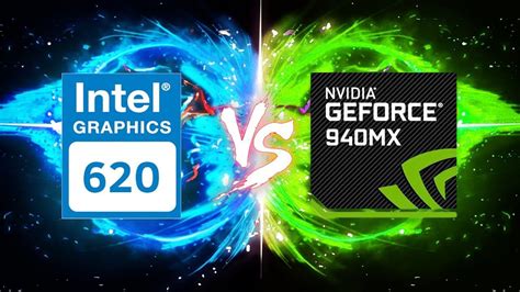 Intel HD Graphics 620 vs Nvidia Geforce 940MX - GPU Comparison | Nvidia, Intel, Comparison