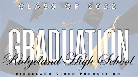 2022 Ridgeland High School Graduation Ceremony - YouTube