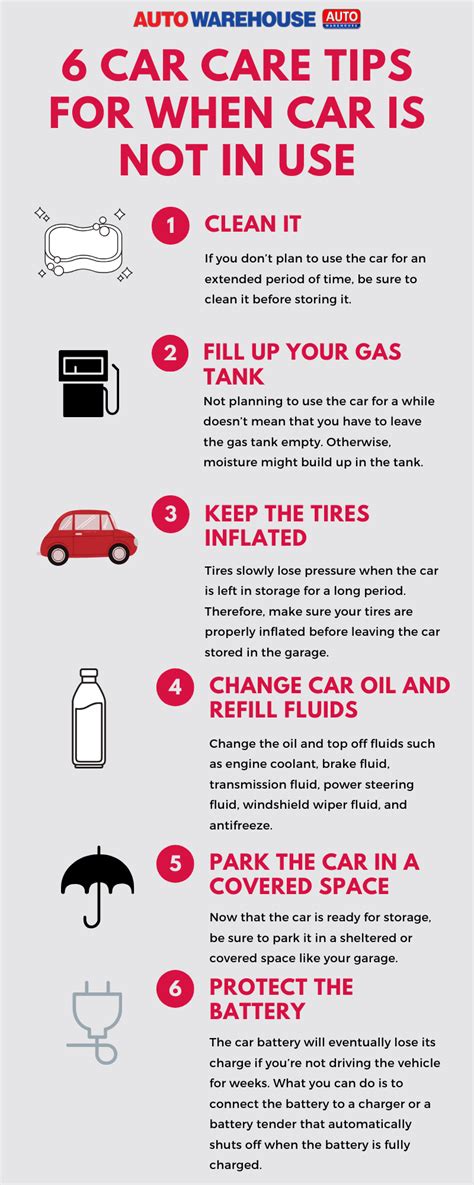 6 Car Care Tips for When Car is Not in Use | The Auto Warehouse