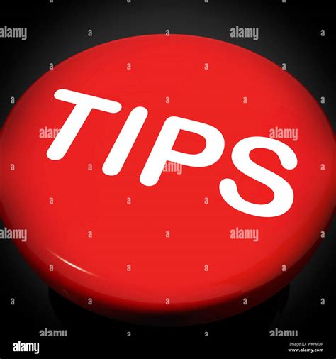 Tips Switch Showing Help Suggestions Or Instructions Stock Photo - Alamy