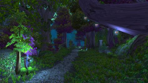 World Of Warcraft Ashenvale Night Elves Forest Alliance Horde Wallpaper ...