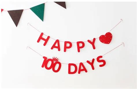 Aliexpress.com : Buy Free Shipping! New Arrival Baby Shower Red Happy 100 Days Birthday banners ...