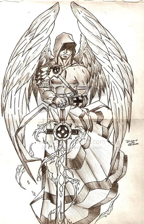 Angel Archangel Michael Tattoo, St Michael Tattoo, Archangel Gabriel ...