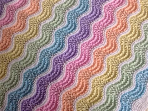 Ravelry: Pastel Rainbow Baby Blanket pattern by Stitchylinda Designs