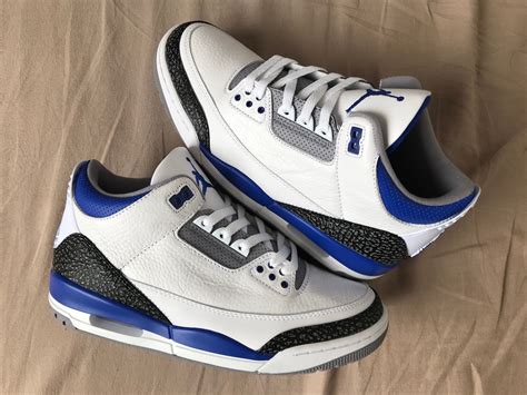 有點像是閃電聯名？全新 Air Jordan 3 “Racer Blue” 實鞋圖輯釋出 - COOL-STYLE 潮流生活網