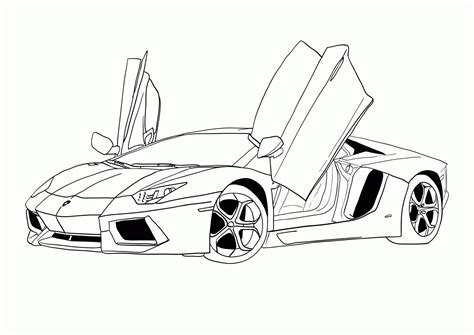 Coloring Pages: Cars Coloring Pages Free and Printable