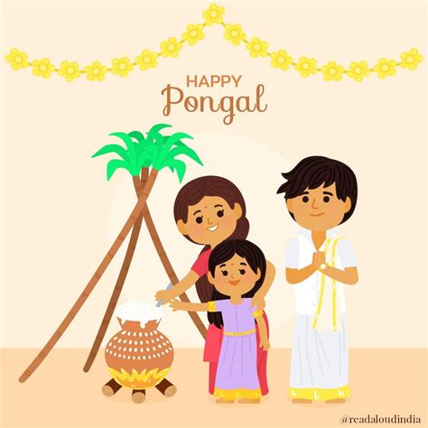 Happy Pongal!! in 2021 | Happy pongal, Pongal celebration, How to draw ...