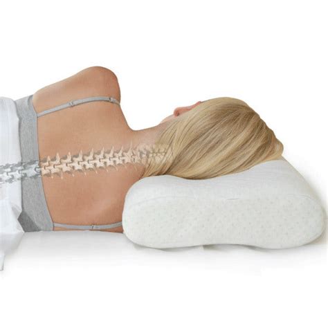 Premium Orthopedic Neck Pain Pillow Contoured Memory Foam Pillow | 61% ...