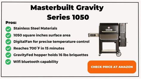 Masterbuilt Gravity Series 800 vs 1050: Which One to Choose? - ATGRILLS