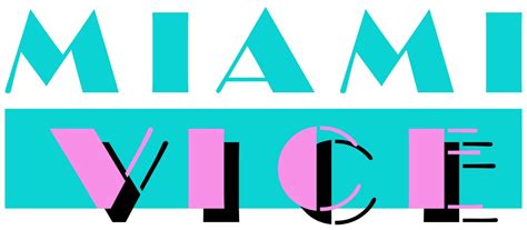 Introducing Miami Vice Font | HipFonts