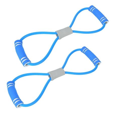 Fitness Equipment Yoga Pull Rope, 2Pcs Elasticity Chest Expander, Unisex For Fitness Blue ...