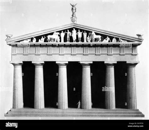 Greece, Olympia, temple of Zeus, built between 472 - 456 BC Stock Photo ...