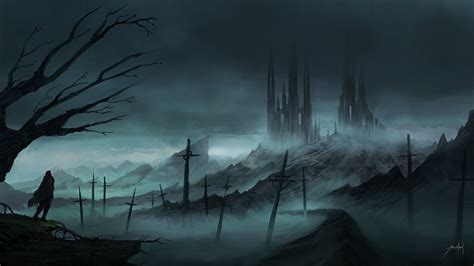 Dark Mist by JJcanvas - Jorge Jacinto - CGHUB | Fantasy landscape, Fantasy art landscapes, Mists