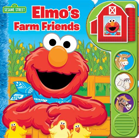 Play-A-Sound: Sesame Street : Elmo's Farm Friends (Board book) - Walmart.com