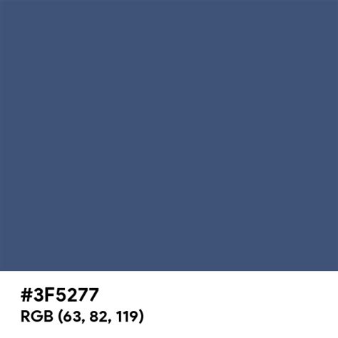 True Navy (Pantone) color hex code is #3F5277