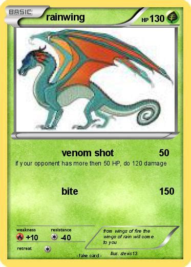 Pokémon rainwing - venom shot - My Pokemon Card