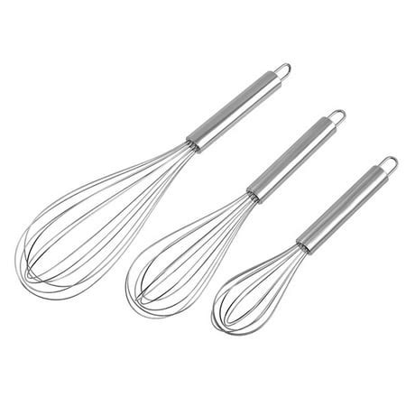 Stainless Steel Whisks Wire Whisk Set Kitchen wisks for Cooking ...