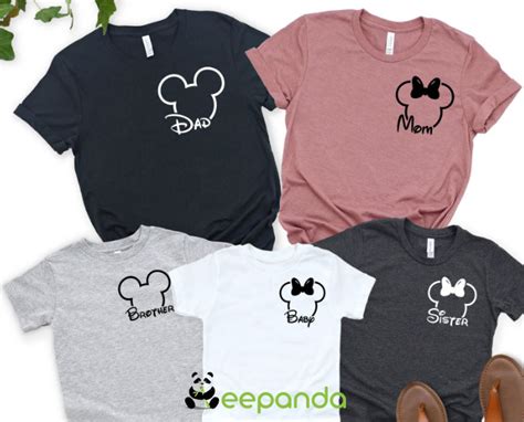 Custom Disney 2023 Family Vacation Shirt, Disney Family Shirts, Mickey and Minnie Pocket Shirt ...