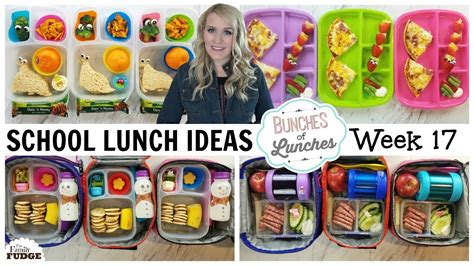 FUN School Lunch Ideas + What They Ate 🍎 | JK, K, 1st grade, 2nd Grade | Bunches of Lunches ...