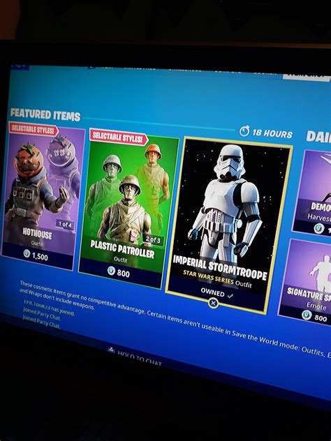 Fortnite fans!!! Epic just released a Stormtrooper skin!!! : r/StarWars