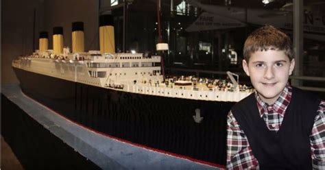 Autistic Boy Builds The World's Largest Titanic Replica With 65,000 Legos And We're Impressed