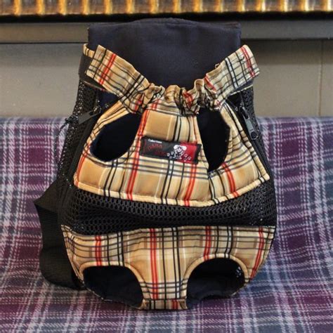 Daba Doo | Dog | Daba Doo Plaid Pet Dog Backpack Sling Carrier | Poshmark