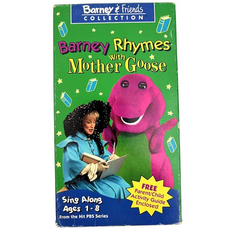 Barney Barney rima con Mother Goose VHS 1992 The Lyons - Etsy México