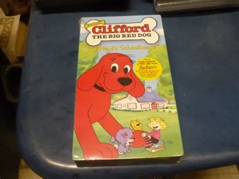 CLIFFORD THE BIG Red Dog Schoolhouse VHS 2001 Scholastic New Sealed ...