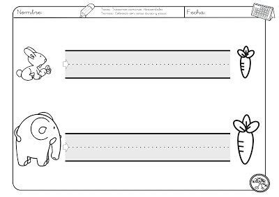 EJERCICIOS DE GRAFOMOTRICIDAD. Líneas rectas y curvas. en 2020 | Fichas, Líneas rectas