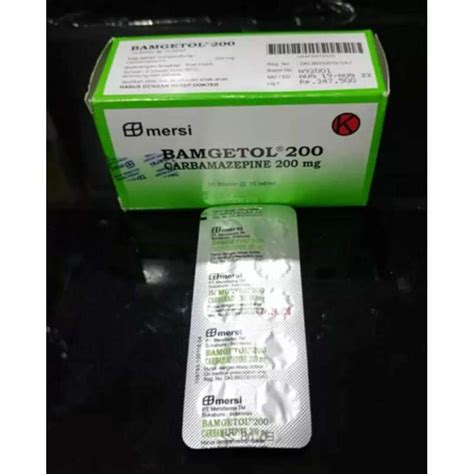 Jual Bamgetol Carbamazepine 200 Mg /perbok Isi 10 Strip Original Di Seller Uberejeki - Cipadu ...