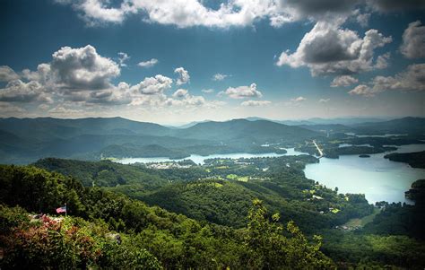 Hiawassee and Lake Chatuge From Bell Mountain Photograph by Greg and Chrystal Mimbs - Fine Art ...