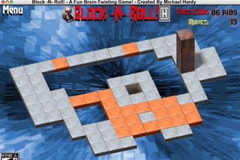 BLOCK -N- ROLL Games Puzzle Game Brain Twisting