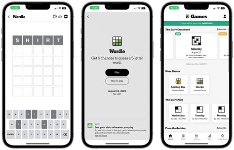 New York Times Crossword app integrates official Wordle game | iLounge