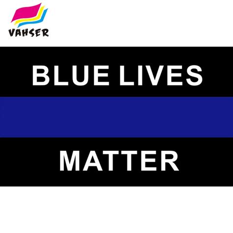 BLUE LIVES MATTER Flag 3x5ft 100% Polyester Printed Flags Metal Buckle Banners Home Decoration ...