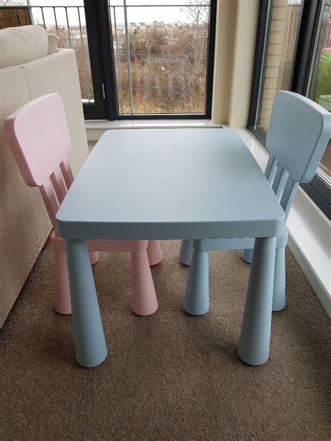 Ikea kids table and 2 chairs in an excellent condition | in Wester Hailes, Edinburgh | Gumtree