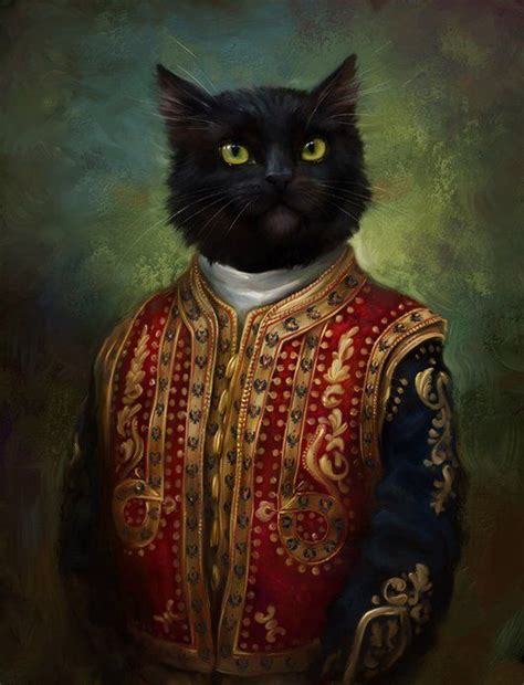 Funny Cat Painting at PaintingValley.com | Explore collection of Funny ...